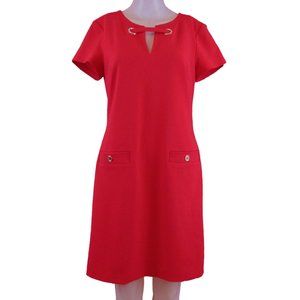 Tommy Hilfiger Classic Grommet Shift Dress - Size 8